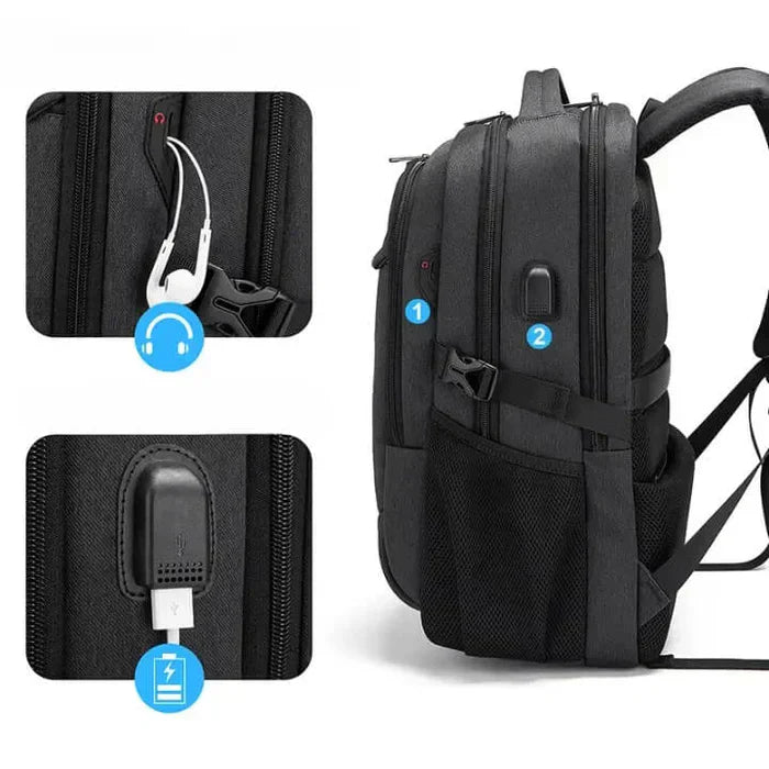 Executive Backpack Thalorn TL084 – 17" Laptop, Waterproof and USB Port