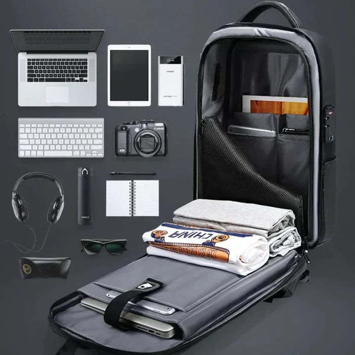 Executive Backpack Thalorn TL087 – 14" Laptop, Expandable, Waterproof and USB Port