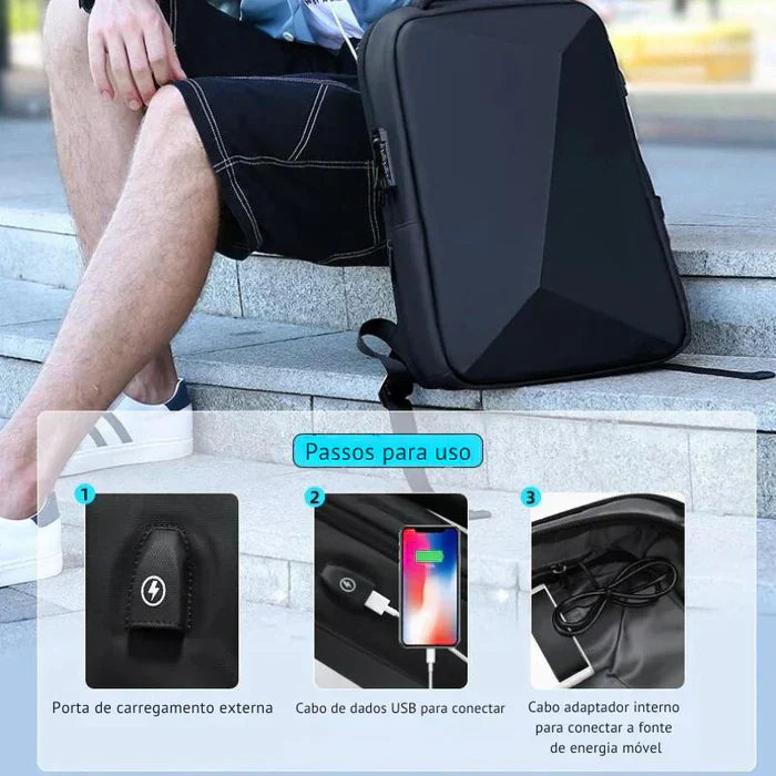 Executive Backpack Thalorn TL087 – 14" Laptop, Expandable, Waterproof and USB Port