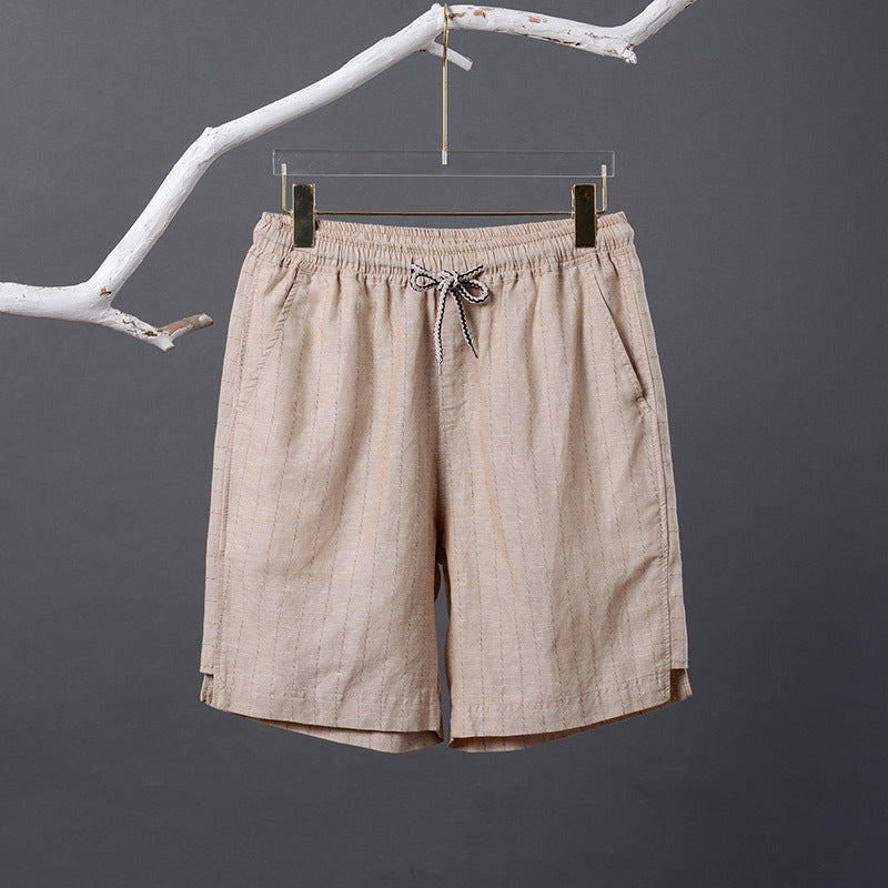 Linen Striped Shorts Thalorn TL015