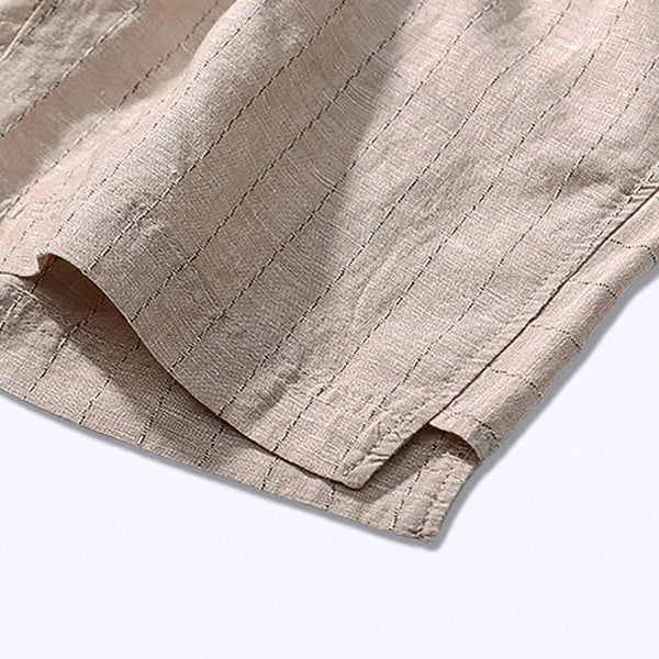 Linen Striped Shorts Thalorn TL015