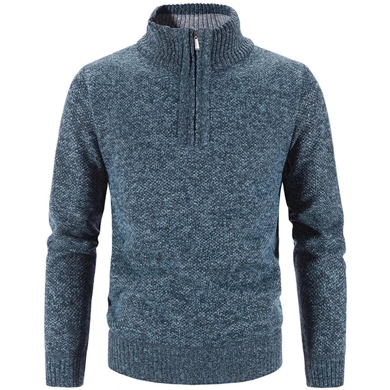 Men's Half-Zip Embroidered Collar Sweater Thalorn TL181