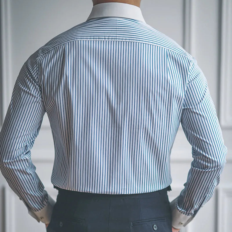 Men's Striped Dress Shirt Thalorn TL053