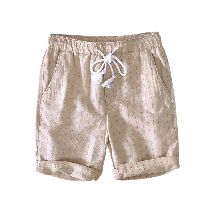 Striped Linen Shorts Thalorn TL014