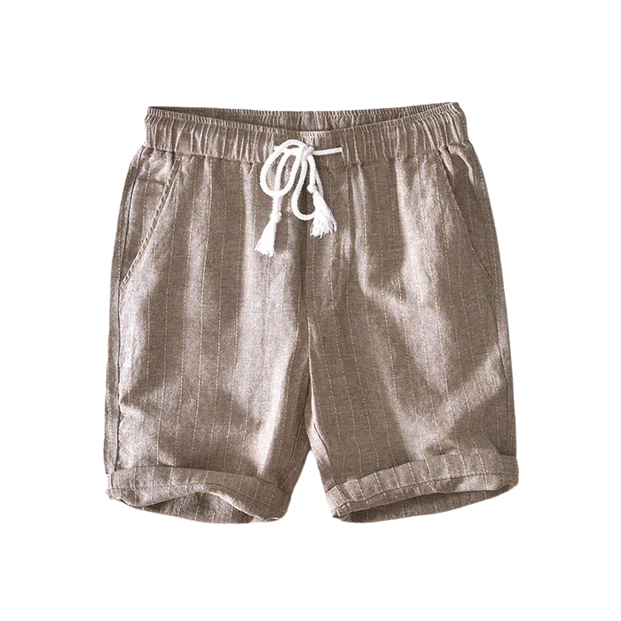 Striped Linen Shorts Thalorn TL014