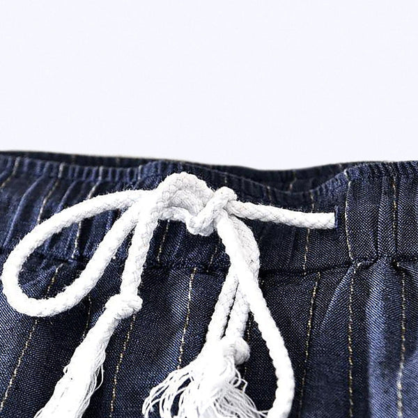Striped Linen Shorts Thalorn TL014