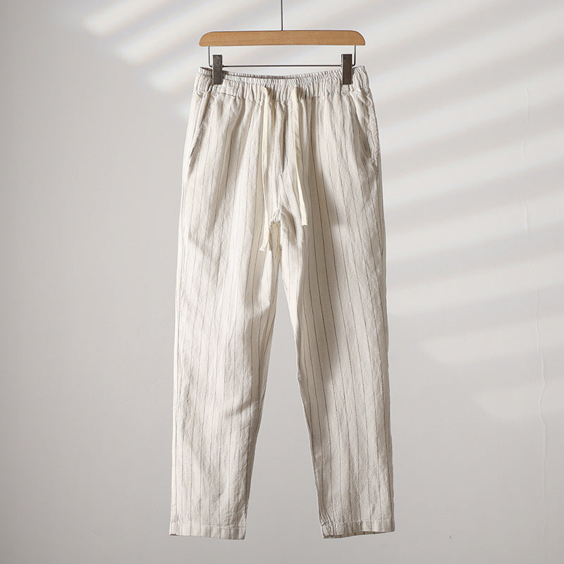 Striped Linen Pants Thalorn TL008