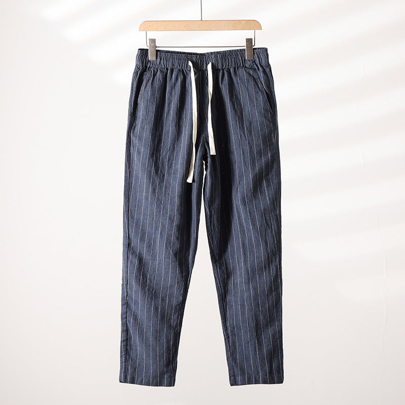 Striped Linen Pants Thalorn TL008