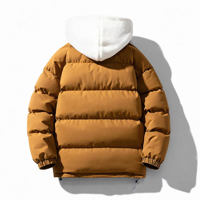 Wool-Hooded Puffer Jacket Thalorn TL125