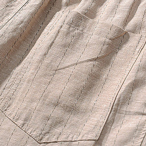 Linen Striped Shorts Thalorn TL015