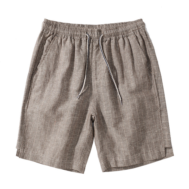 Linen Striped Shorts Thalorn TL015