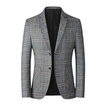 Men's Checked Wool Blazer Thalorn TL031