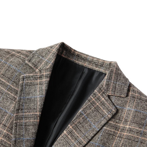 Men's Checked Wool Blazer Thalorn TL031