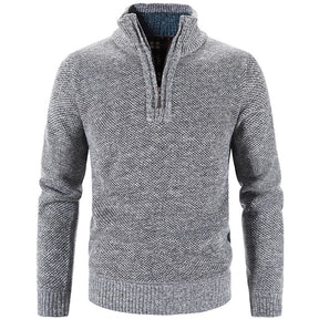 Men's Half-Zip Embroidered Collar Sweater Thalorn TL181