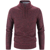Men's Half-Zip Embroidered Collar Sweater Thalorn TL181