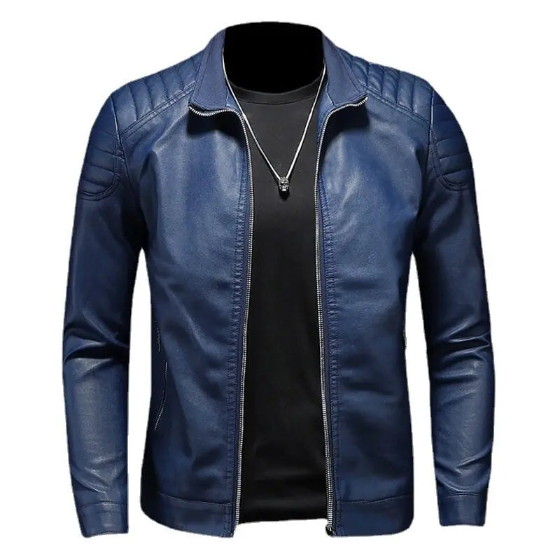 Men's Motorcycle Leather Jacket Thalorn TL167