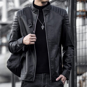 Men's Motorcycle Leather Jacket Thalorn TL167