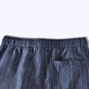 Striped Linen Shorts Thalorn TL014