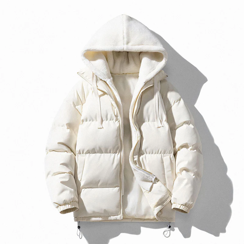 Wool-Hooded Puffer Jacket Thalorn TL125